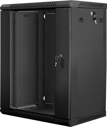 Kabinet për server Lanberg WF01-6415-10B, 19", i zi