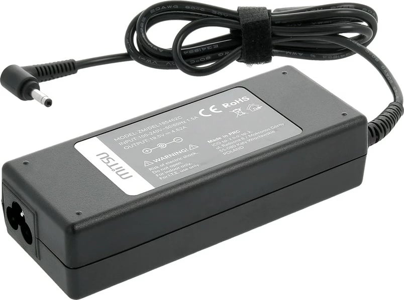 Karikues Mitsu për Dell, 90W, 19.5V 4.62A, 4.0x1.7 mm, i zi