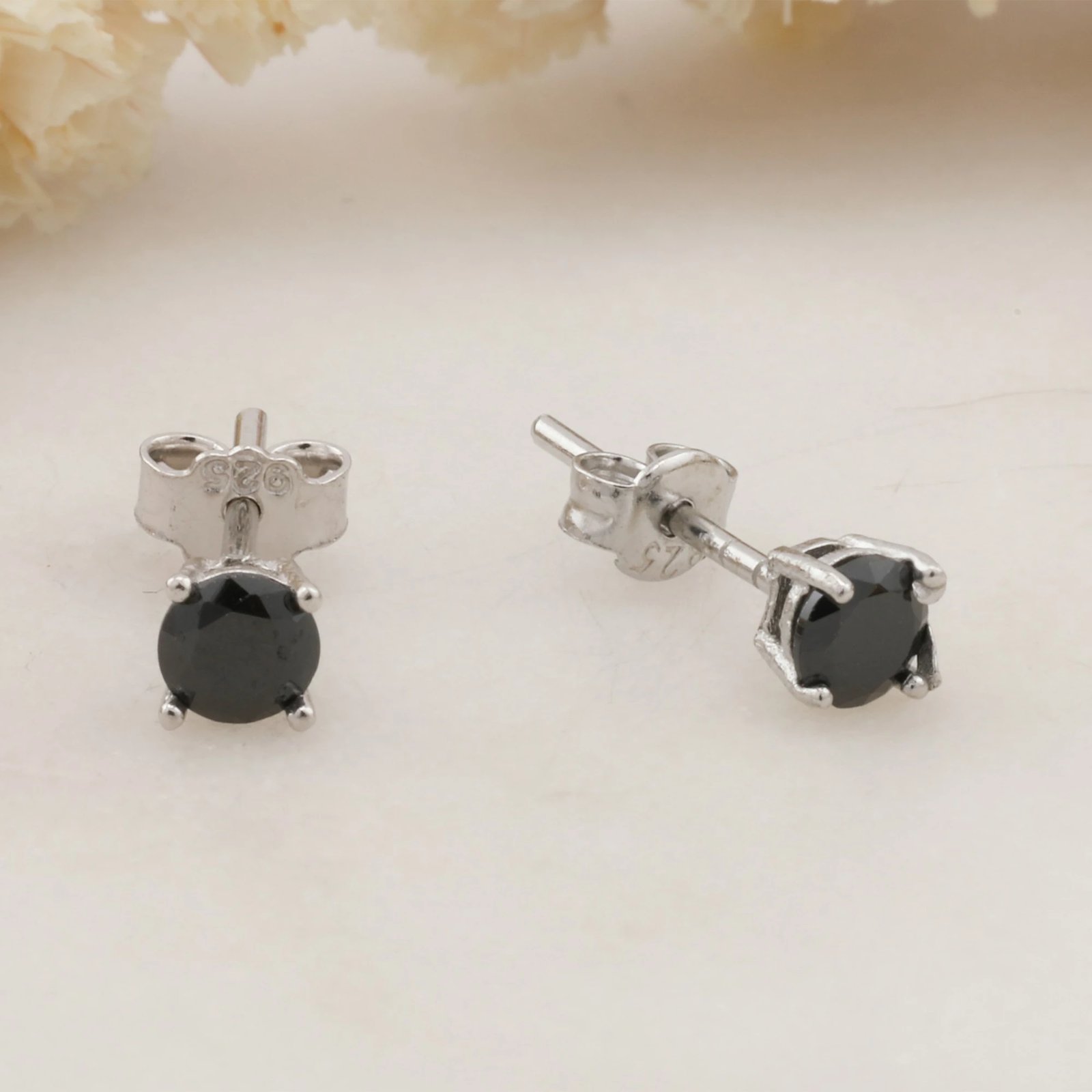 Vathë argjendi Jumeon, ngjyrë argjendi dhe e zezë, 10876SYH