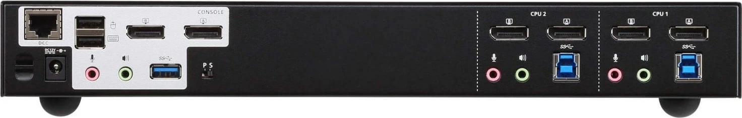 Switch KVM ATEN CS1942DP-AT-G, 2 porta, USB 3.0, DisplayPort, 4K Dual Display, i zi