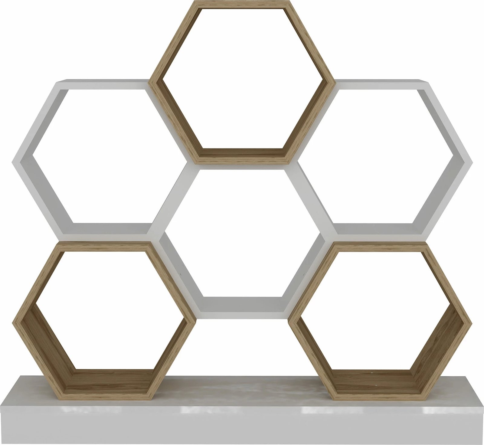 Raft librash Hanah Home, Cicek, bardhë dhe lis