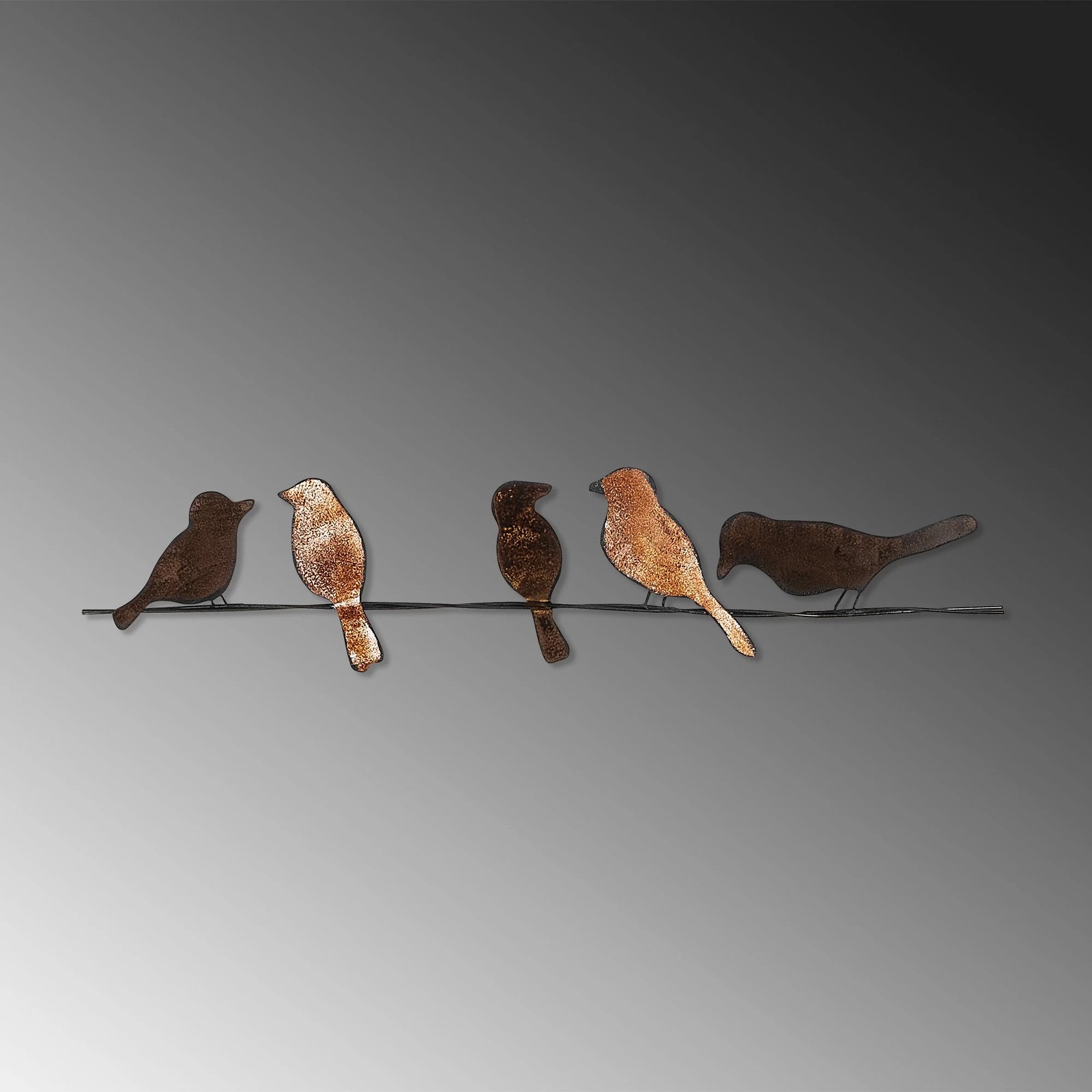 Aksesor dekorativ metalik për mur, Wallity, Muhabbet