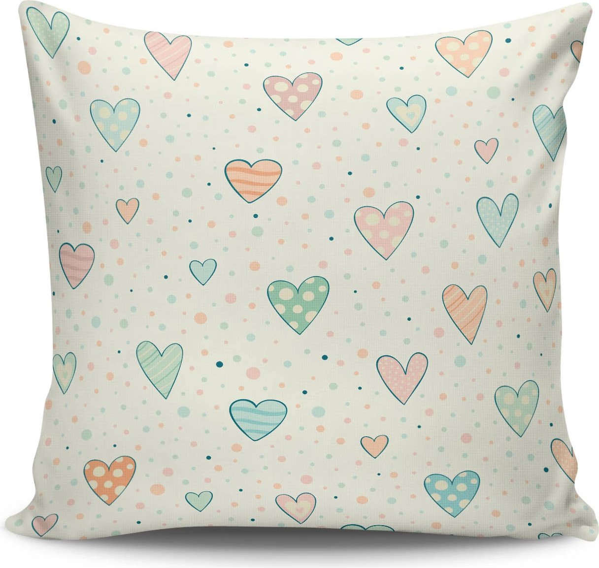 Jastëk dekorativ Aberto Design, NKRLNT-007, shumëngjyrësh, 43x43cm