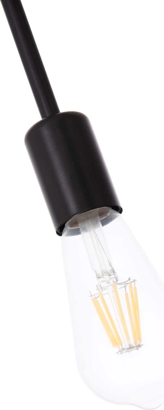 Llambë tavani varëse LIGHTY, 4 drita, metal i zi, FH7405.11, 57x5x52cm