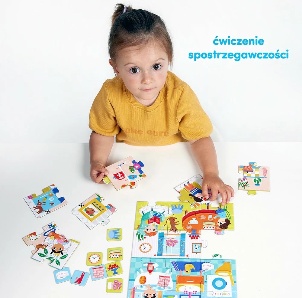 Puzzle edukativ CzuCzu 2481, 24 pjesë, për fëmijë, shumëngjyrësh