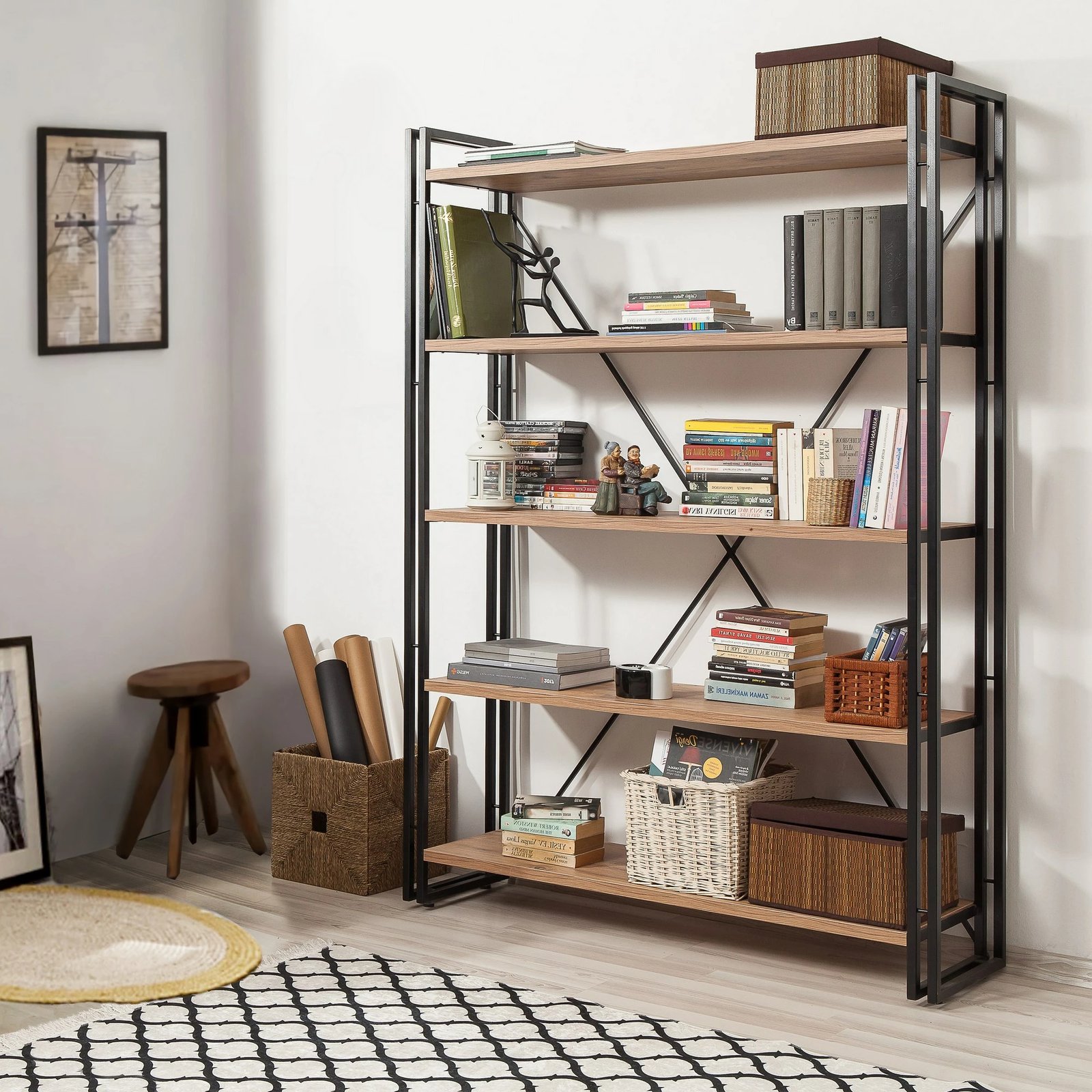 Set mobiljesh për dhomë studimi Skye Decor, COSMO-TKM.8