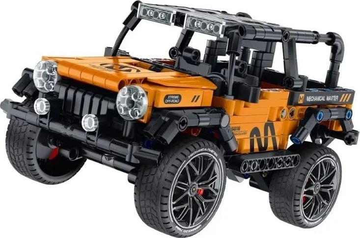 Set blloqe ndërtimi IM MASTER 5818, 434 pjesë, portokalli