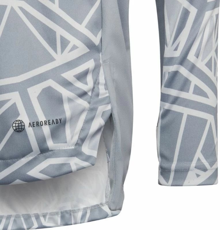 Fanellë portieri për fëmijë adidas, gri