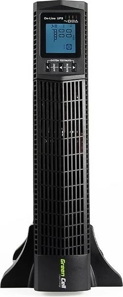 Kasë UPS Green Cell UPS14, 2000VA 1800W, për rack, LCD, E zezë Kasë UPS Green Cell UPS14, 2000VA 1800W, për rack, LCD, E zezë