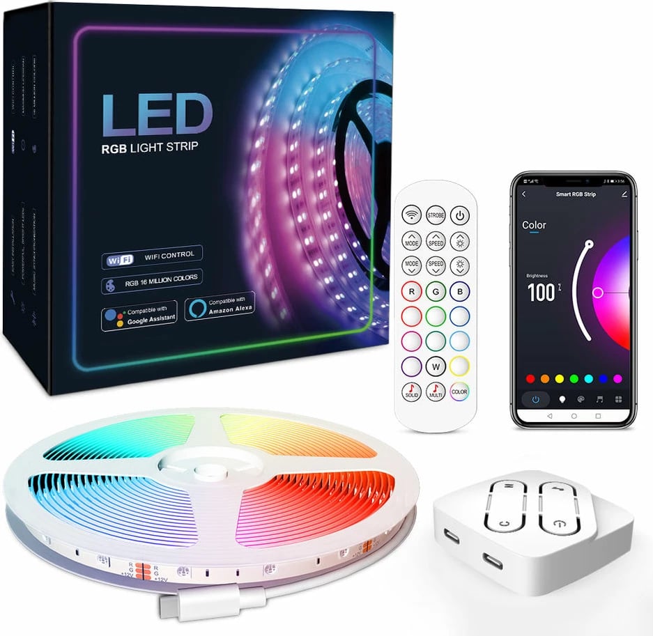 Drita Led SONIT RGB 8-WIFI (Bardhë, 5M 150LED)