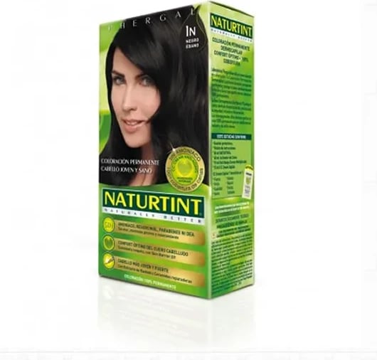 Ngjyrë për flokë NATURTINT 1N pa amoniak, 150ml unisex