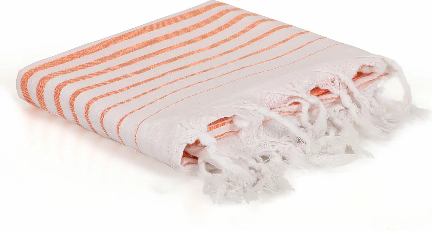 Peshqir plazhi Fouta Mijölnir, ngjyrë portokalli, Golge