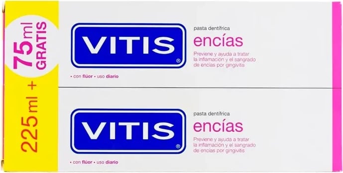 Pastë dhëmbësh VITIS Gum Dentrifying Paste unisex 2x150ml
