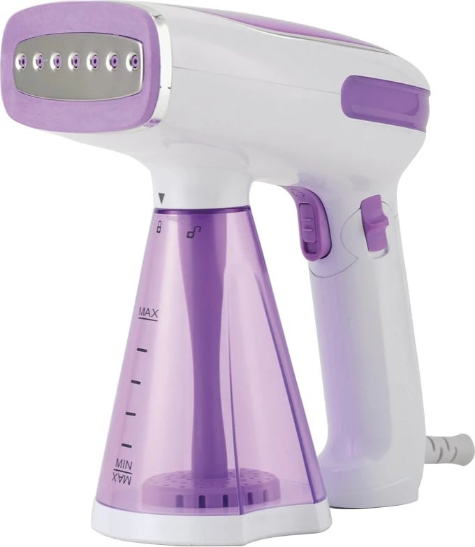Hekur me avull PRIME3 SGS31, 1500W, dorezë e palosshme, 250 ml, Vjollcë/Bardhë