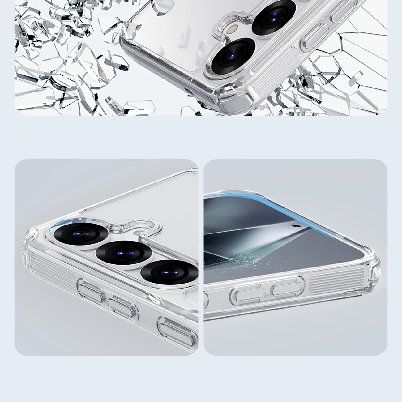 Mbështjellës Nillkin Nature TPU Pro Magnetic me MagSafe për Samsung Galaxy S25+, Bardhë