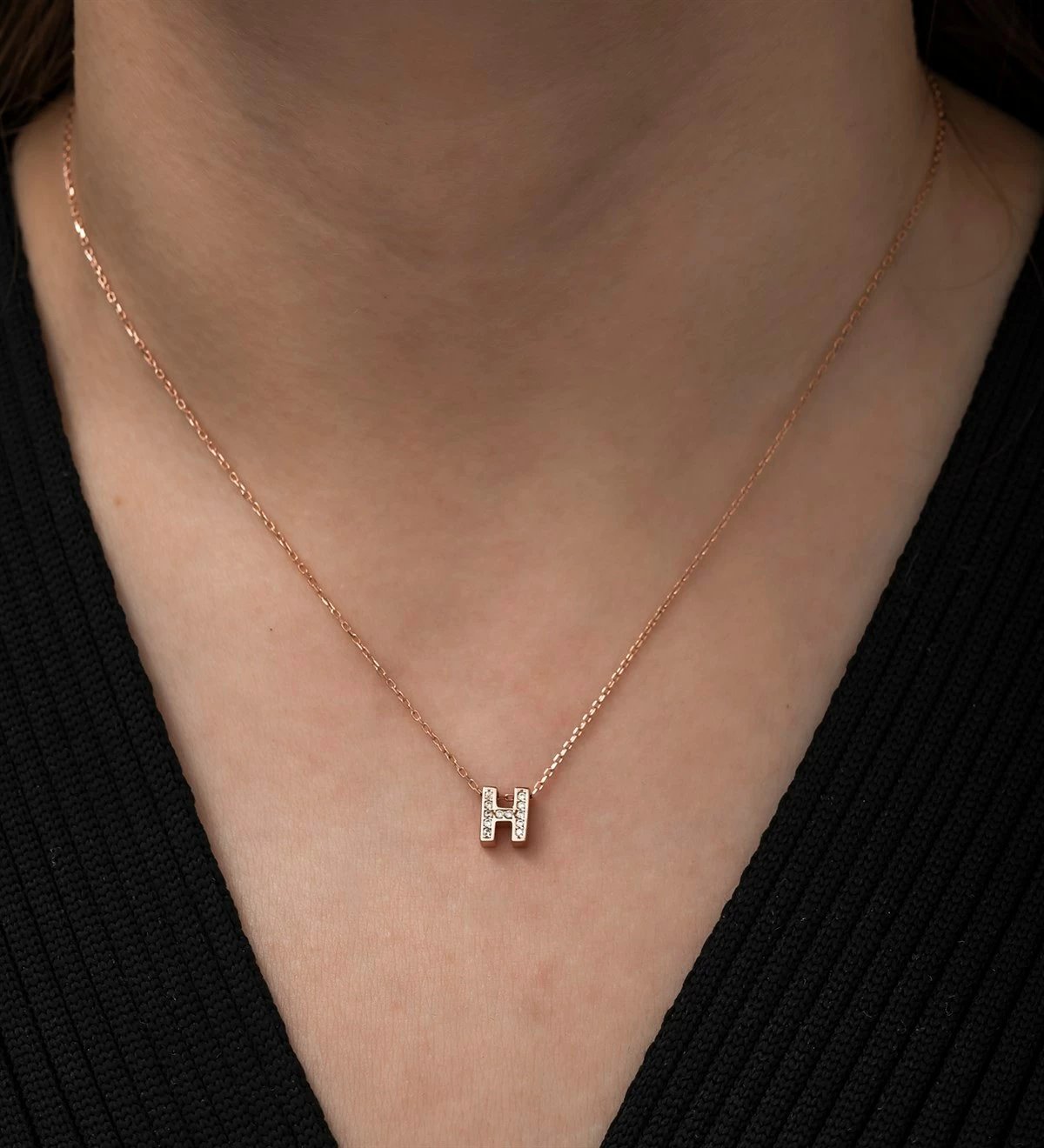 Qafore argjendi Jumeon, ngjyrë ari rozë dhe e bardhë, NRZ1183