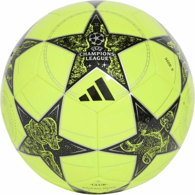 Top futbolli adidas, zi e verdhë