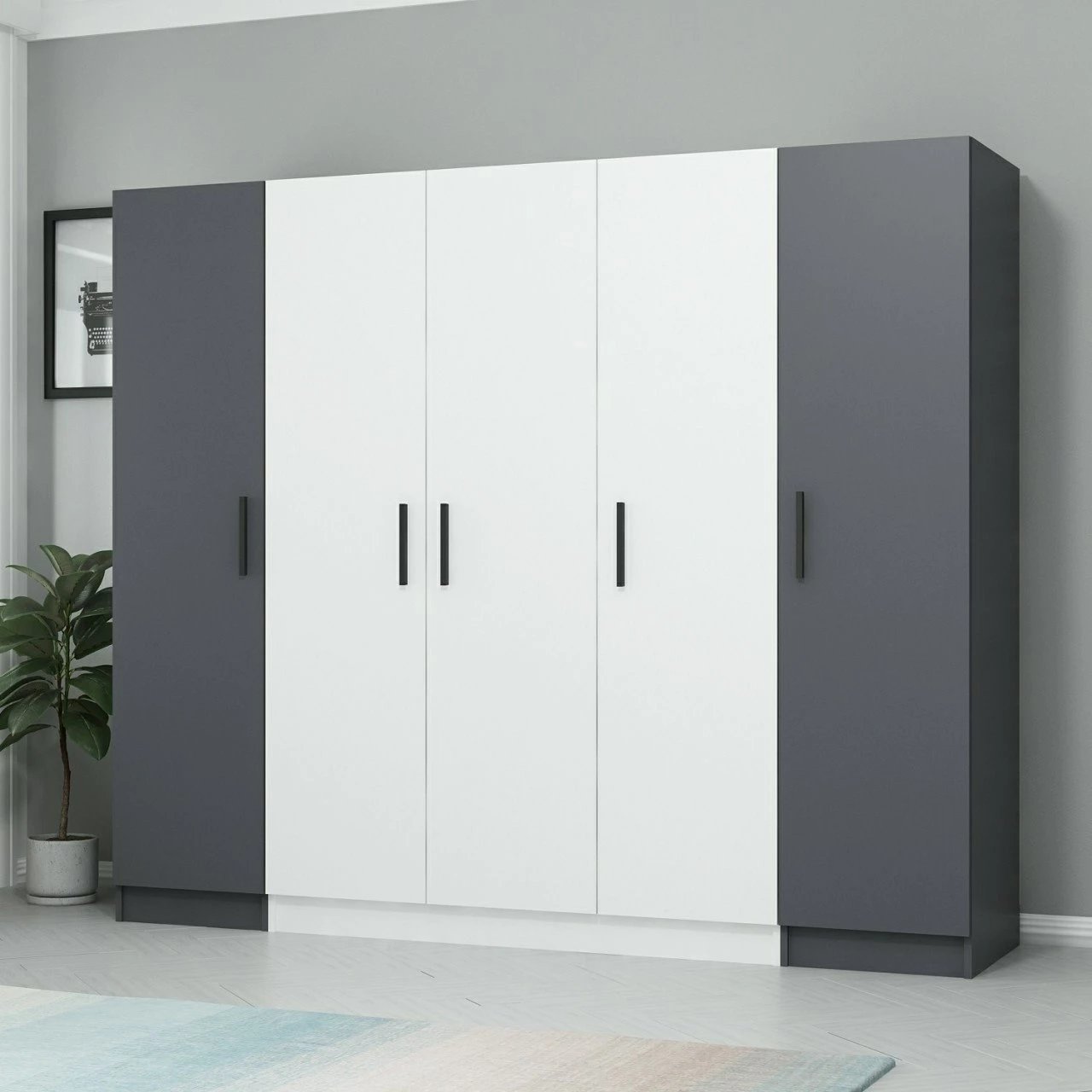 Dollap Skye Decor, i bardhë, 3079