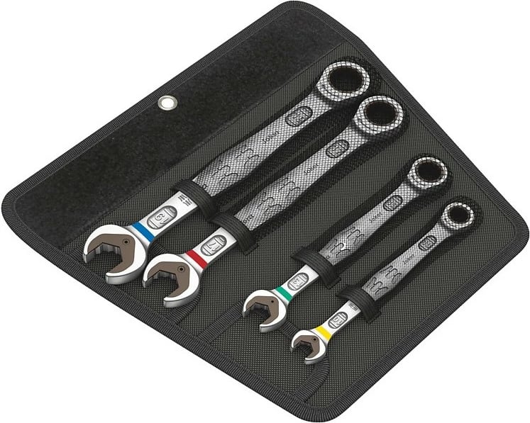 Set çelësa racetash Wera Joker 4 copë, 10/13/17/19 mm, çelik inox, mat