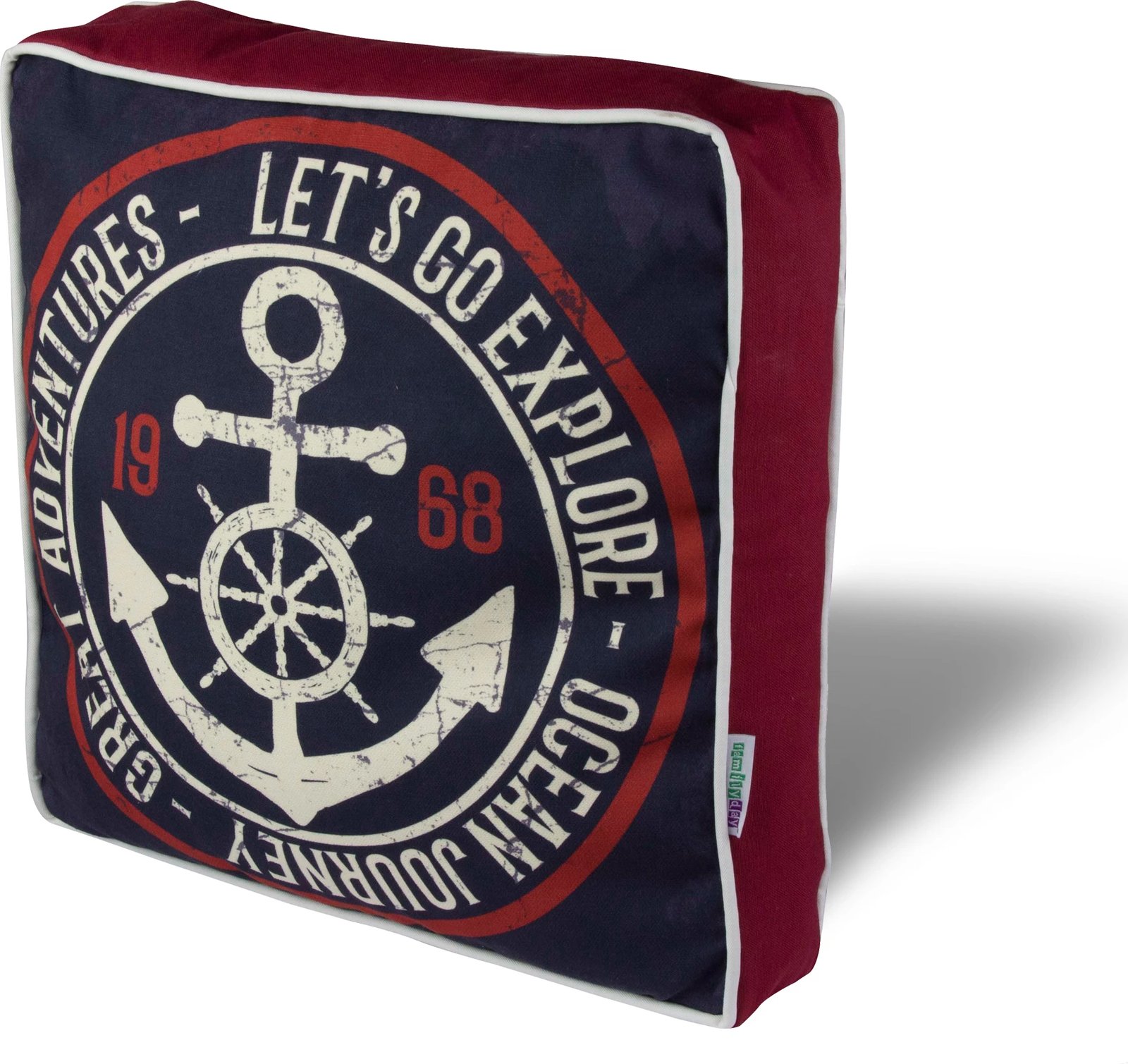 Jastëk dekorativ, shumëngjyrësh, Evila Originals, YM1180, 42x42cm