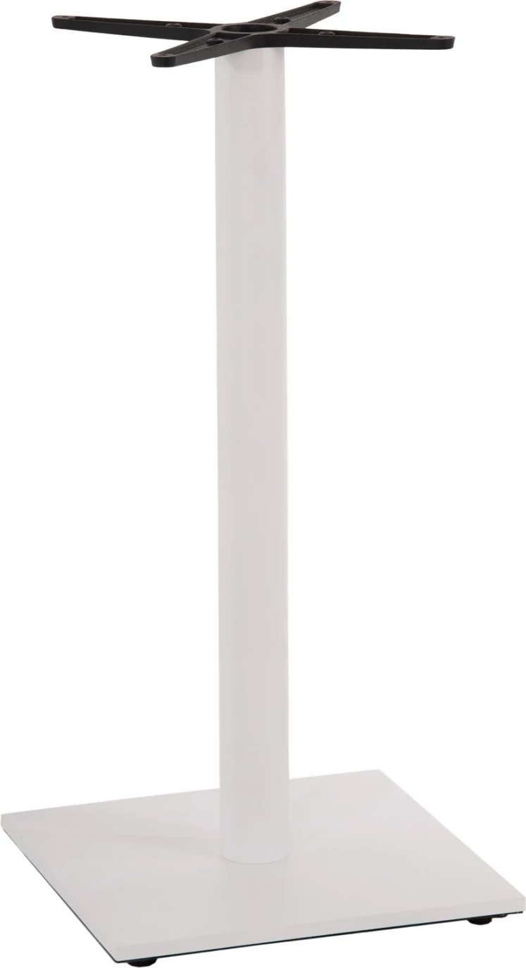 Baza për tavolinë bar, lartësi mesatare, metal mat i bardhë, FH474.02, 45x45x94H cm