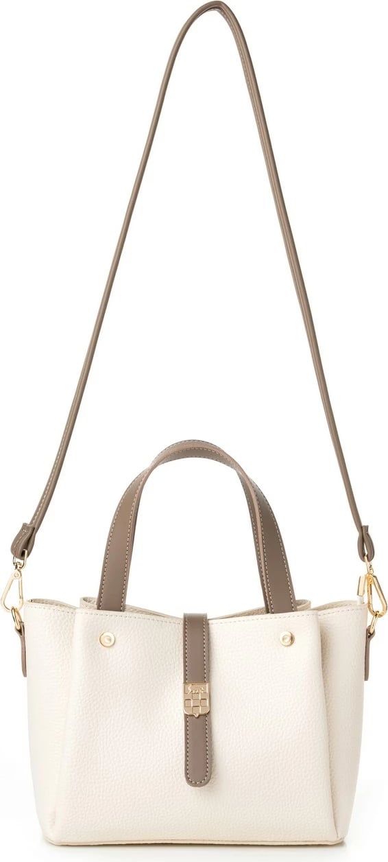 Çantë dore Vince Camuto, Bellagio, krem dhe mink