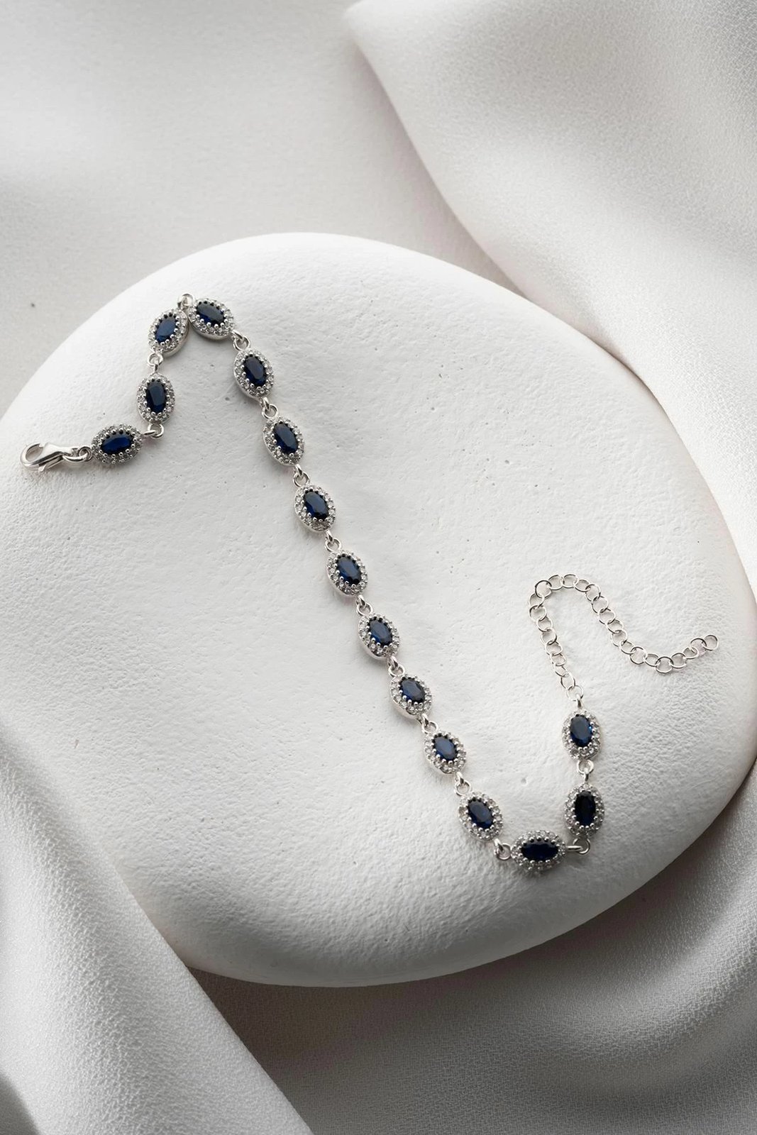 Byzylyk argjendi Jumeon, ngjyrë argjendi dhe kaltër, NRZ1000377