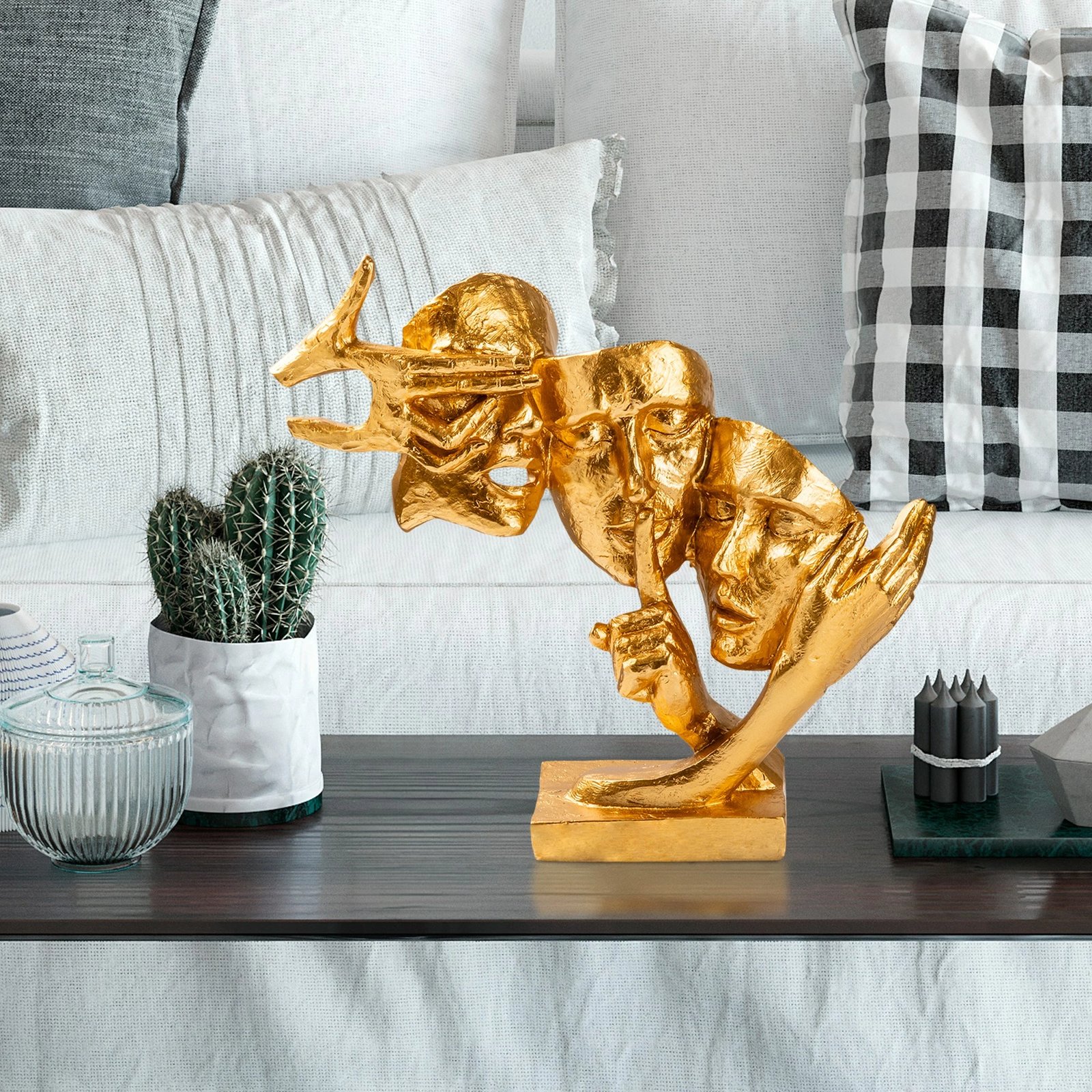 Objekt dekorativ Evila Originals, ngjyrë ari, Yak-034 Objekt dekorativ Evila Originals, ngjyrë ari, Yak-034