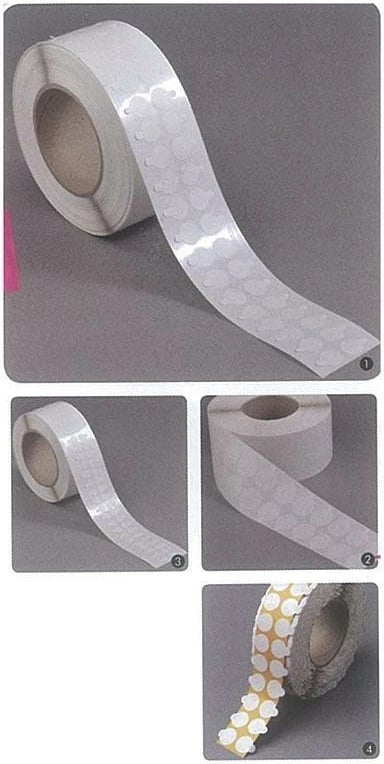 Stickerë të rrumbullakët NEXT Ø30mm, të dyanshëm, 5000 copë