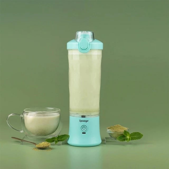 Blender pa kabllo SPONGE 703674402223, 0.6L, 4000mAh, turquoise