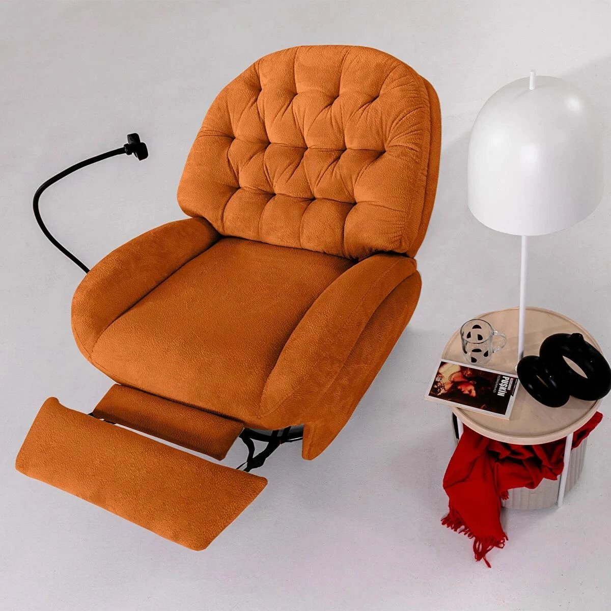 Karrige relaksuese elektrike, ngjyrë e kuqe qeramike, Dream