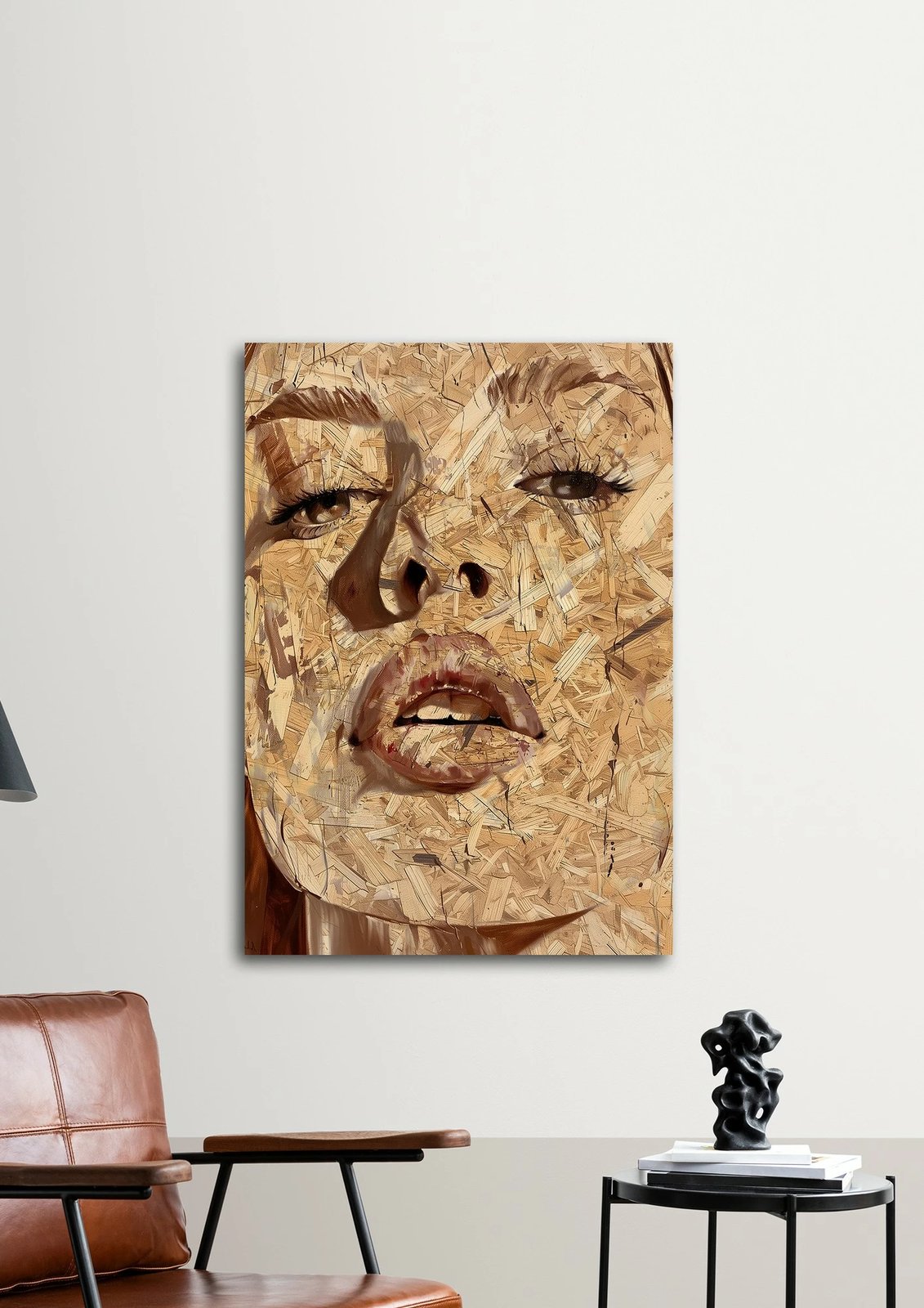 Pikturë dekorative me kornizë MDF, shumëngjyrëshe, Wallity Huhu316, 70x100cm