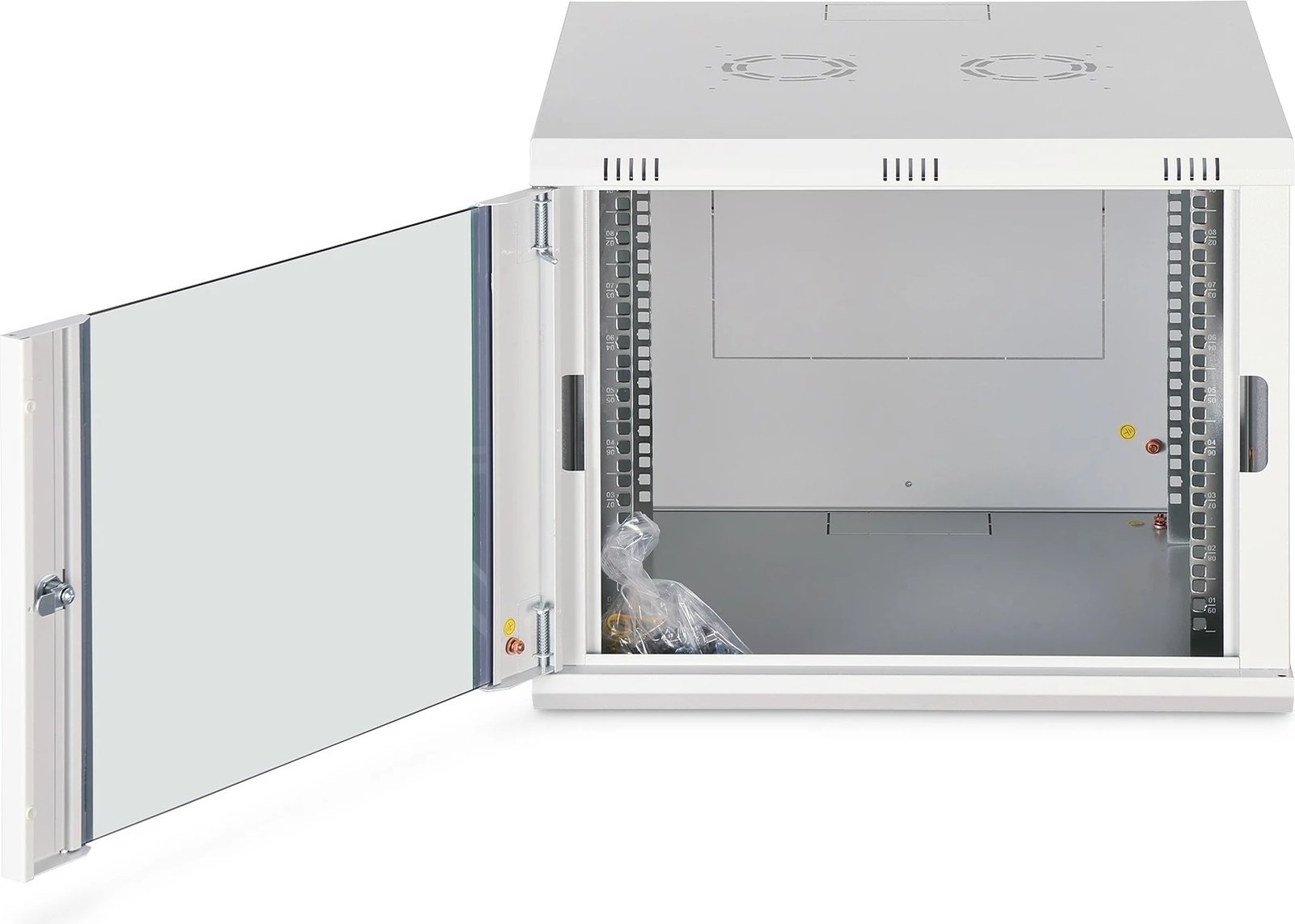 Kasë rrjeti Digitus Dynamic Basic 9U, 600x600mm, derë xhami, gri