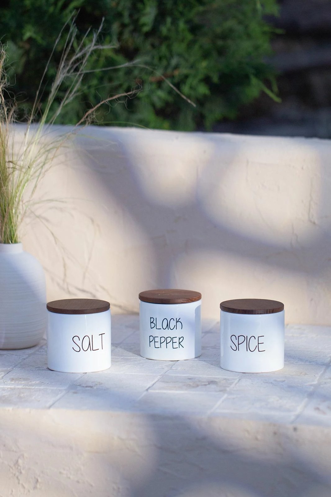 Set kavanozash për erëza (3 copë), Hermia Concept, Nero