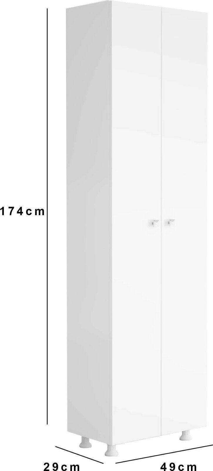 Dollap multifunksional Hanah Home, FRN-12043, i bardhë