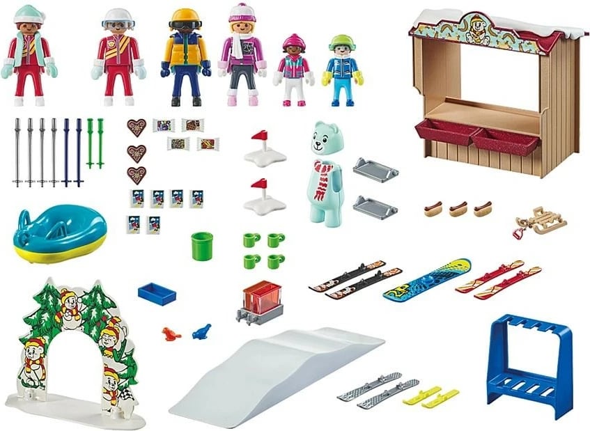 Set lodrash Playmobil My Life 71453 Ski World, 100 pjesë, për fëmijë