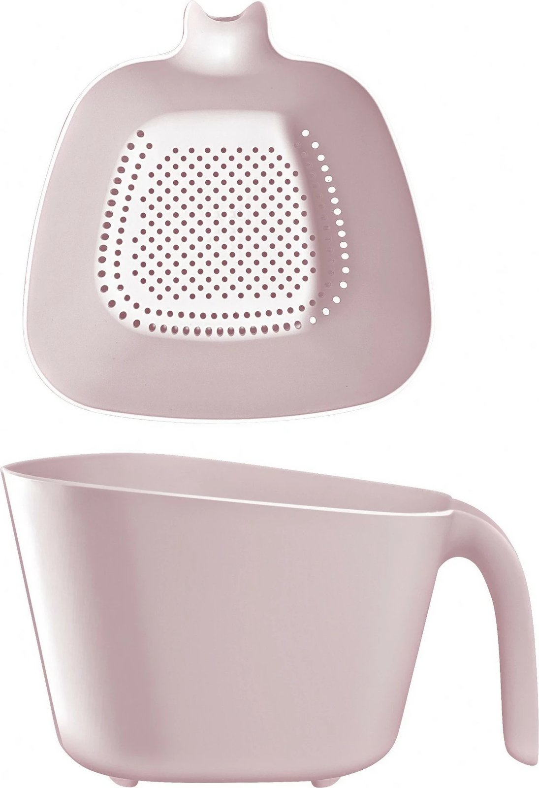 Set kullesash, 2 copë, ngjyrë rozë e çelët, Hermia, SPLSZG-1