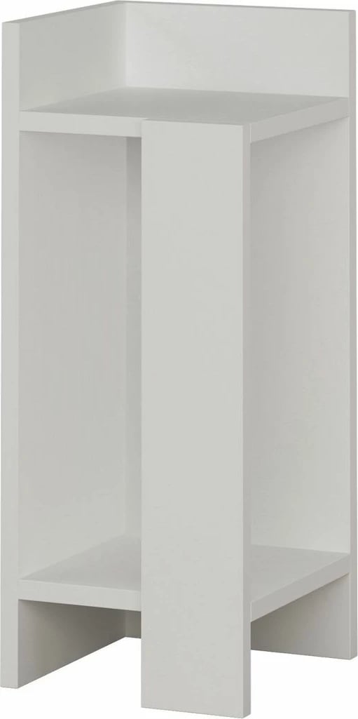 Komodinë anësore e majtë Skye Decor, Elos, e bardhë