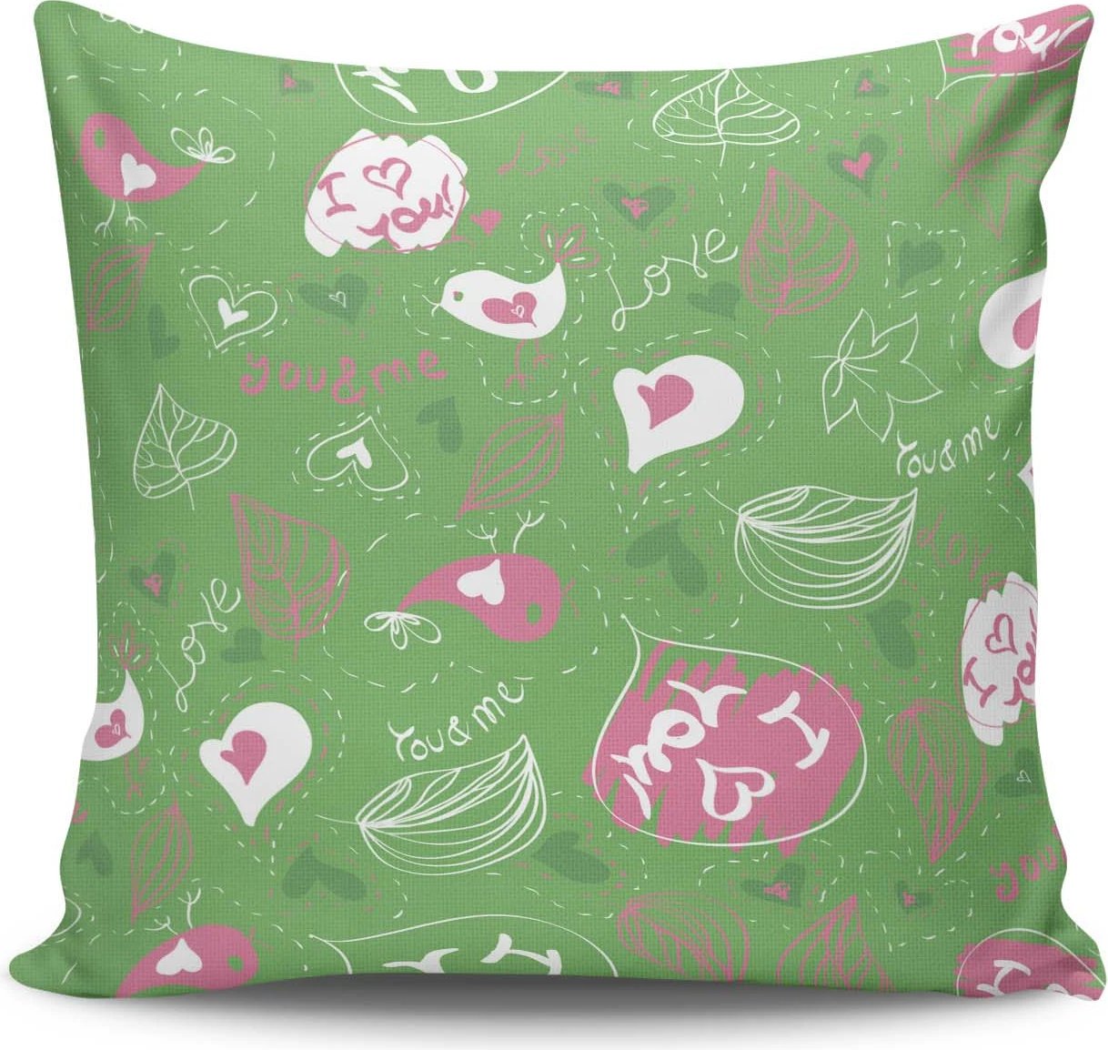 Jastëk dekorativ Aberto Design, NKRLNT-015, shumëngjyrësh, 43x43cm