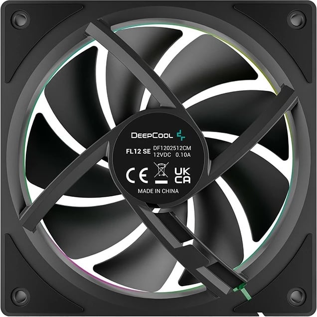 Ventilator Deepcool FL12 SE 120mm, LED RGB, PWM, i zi