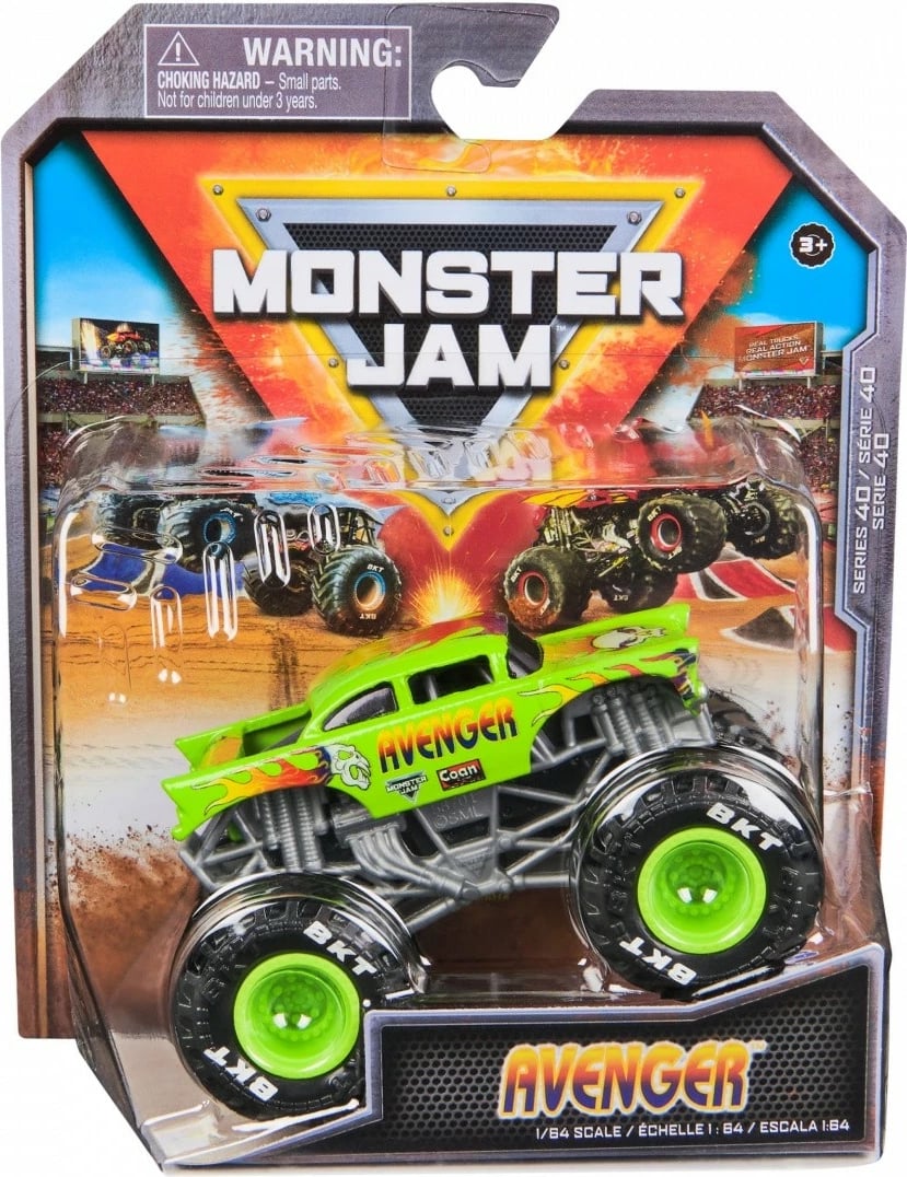 Lodër veturë Monster Jam Spin Master 1:64, metal dhe plastikë, ngjyra të përziera, 1 copë Lodër veturë Monster Jam Spin Master 1:64, metal dhe plastikë, ngjyra të përziera, 1 copë