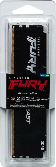 RAM Memorje Kingston FURY Beast KF556C40BB-16 16GB DDR5 5600MHz CL40, zi, 1x16GB