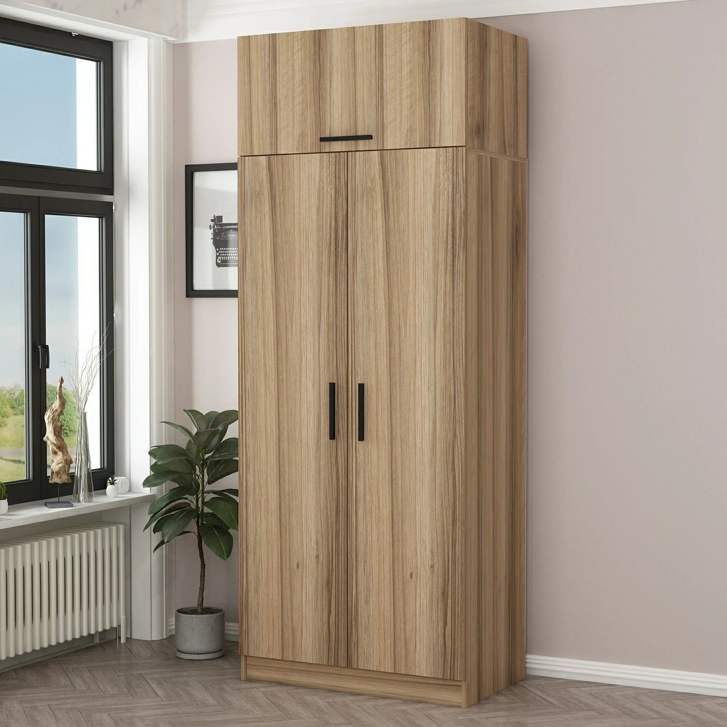 Dollap Skye Decor, ngjyrë lisi, 2238