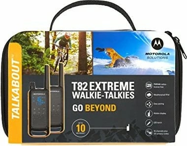 Radio komunikimi Motorola Talkabout T82 Extreme, 2 copë, zi/portokalli