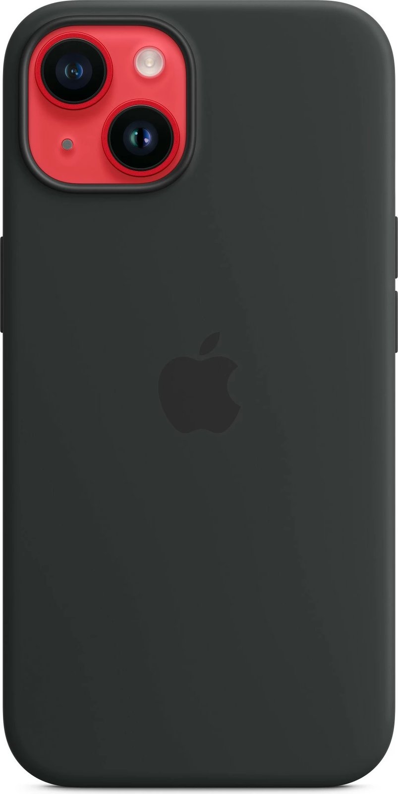 Mbështjellës silikon për iPhone 14 Apple, MagSafe, Ngjyrë e zezë
