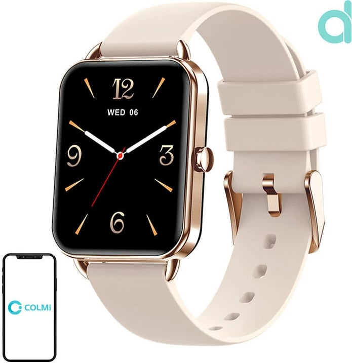 Smartwatch Colmi P20, 1.65" AMOLED, IP68, Gold