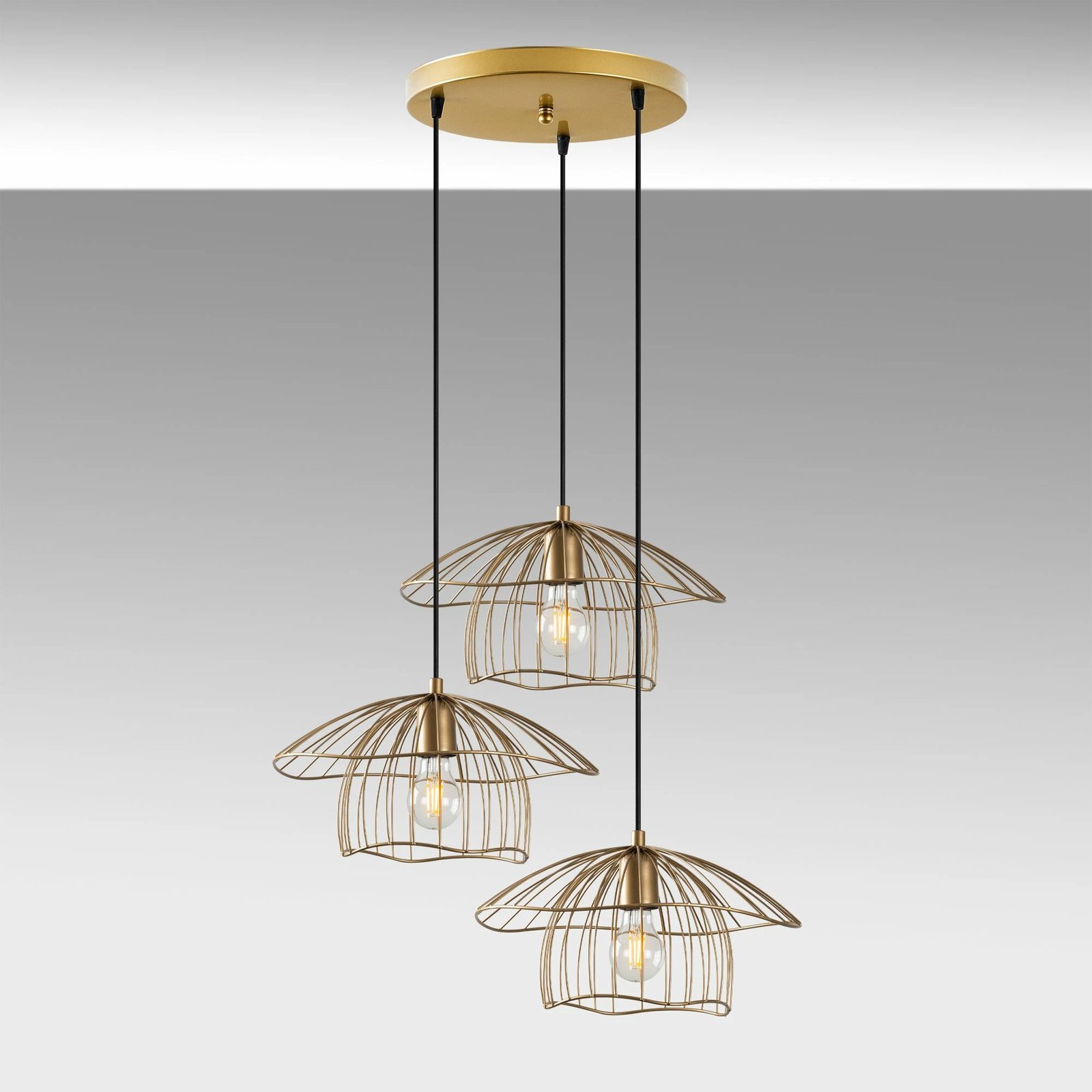 Llambë tavani Opviq, Mantar - 6503 - S - 1, ngjyrë ari