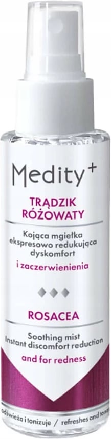 Mist për fytyrë Medity+ Rosacea Soothing Mist për femra, 100ml