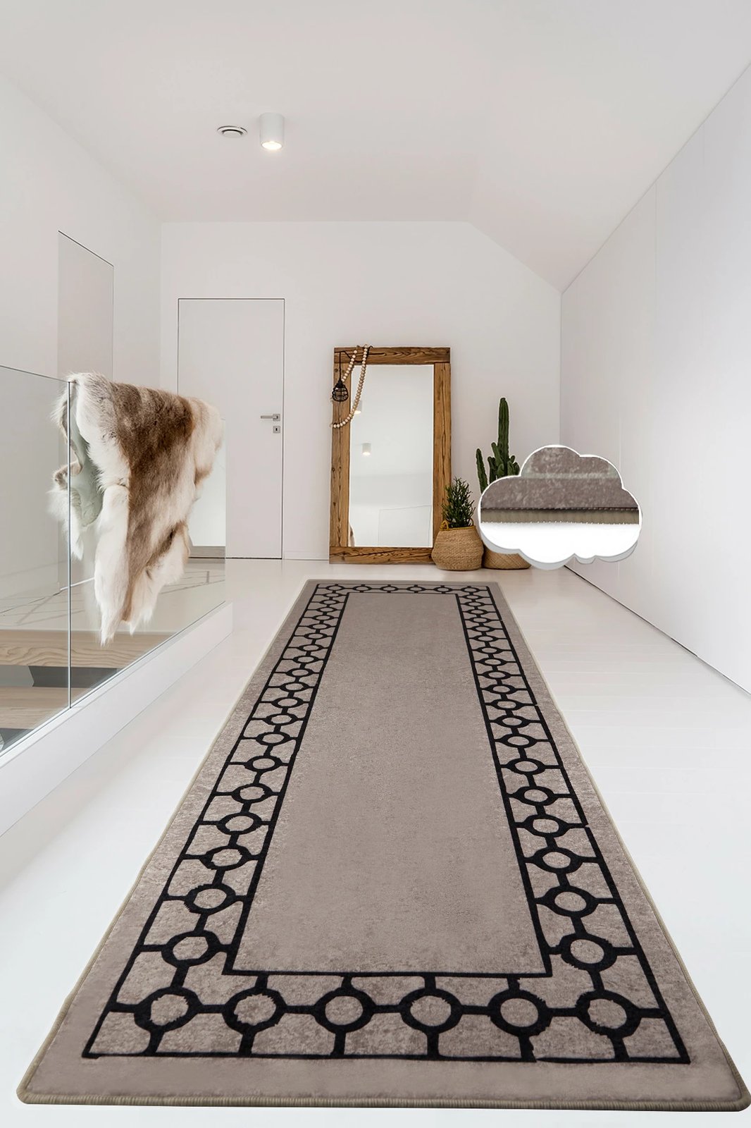 Qilim Conceptum Hypnose, model Bague, ngjyrë pluhur, 80x120cm