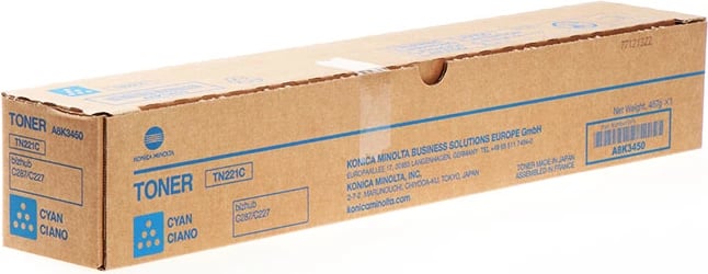 Toner Konica Minolta TN227C ACVH450 deri 21000 faqe cyan